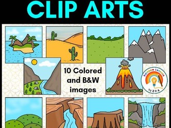 Landforms Cliparts | Landforms Backgrounds | Landforms Clip Arts