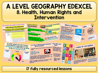 A Level Geography Edexcel Human Rights