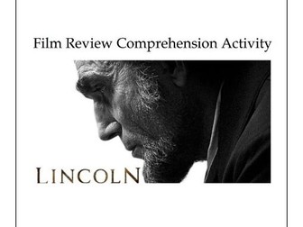 Film Review Comprehension Activity Lincoln