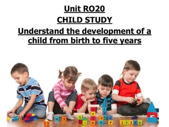Ro20 OCR cambridge nationals child development task booklet
