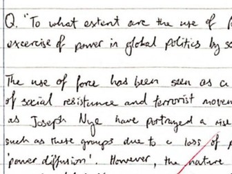 1. Grade 7 IB Global Politics 25 Mark Past Paper Question