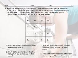 Pets-Pet Care Magic Square
