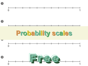Probability scales