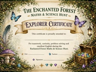 Enchanted Forest Scavenger Hunt