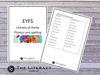 Spelling and Phonics at home - EYFS