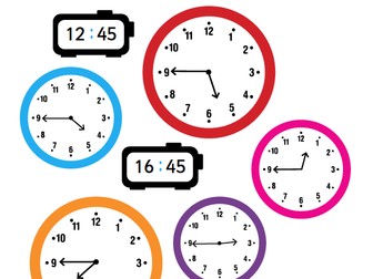 Telling the time PowerPoints and worksheets