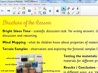 Year 5 Materials Science Planning and Resources