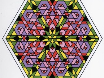 mandalas symmetry colouring 2d shapes