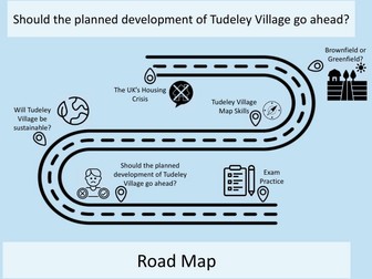 AQA GCSE Geography, Pre-release booklet lessons (2024) - The Tudeley Village Development