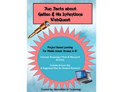 Fun Facts about Galileo - Internet Scavenger Hunt / WebQuest