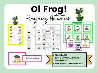Oi Frog! Rhyming Activities