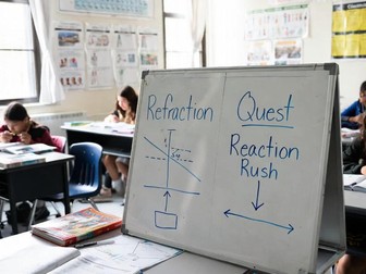 गेम-बेस्ड साइंस लेसन: प्रकाश का अपवर्तन + रासायनिक अभिक्रियाएँ – हैंड्स-ऑन लर्निंग!