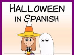Halloween in Spanish - Vocab. sheets, wks, matching and bingo games
