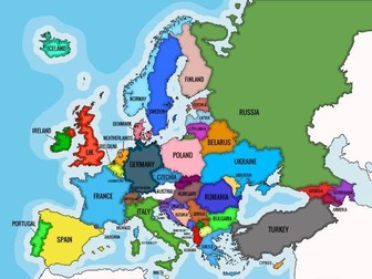 Explore Europe: Interactive Map Adventure