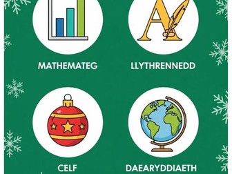 Teitl y Cynnyrch (Product Title): Bwndel Gweithgareddau Nadolig Dim Paratoi (CA2): Mathemateg, Llyth