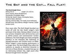 Movie Review Essay Sample