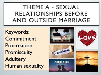 AQA Religious Studies Theme A Relationships and Families - sexual relationships