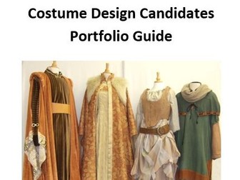 GCSE Drama Costume Designer Portfolio Booklet