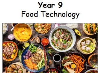 Year 9 Food technology booklet