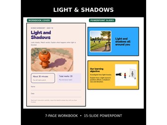 Light and Shadows Science Lesson, PowerPoint and Worksheets | KS2 Primary Science