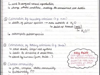 AQA Biology Topic 7 Revision Notes