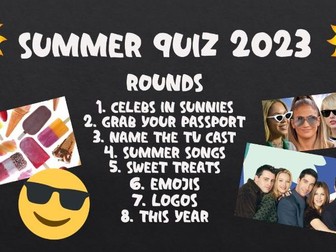 The BIG Summer quiz 2023