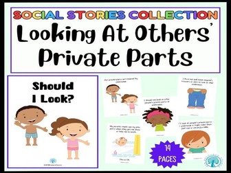 Looking at Others Private Parts Social Story