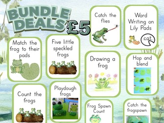 Frogtastic Learning Adventures: Early Years Learning Bundle:Phonics, Maths & More!