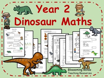 Year 2 Dinosaur Maths - All Topics