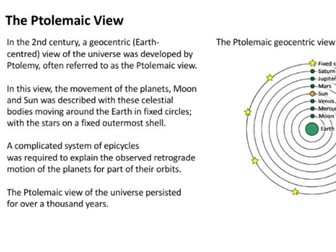 KS4 Physics Early Views of the Universe