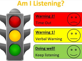 Traffic Light Behaviour Chart