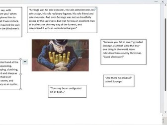 Scrooge quote map resource stave one quote analysis