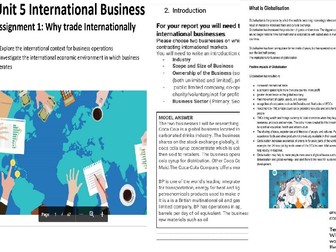 Btec unit 5: international business pdf image