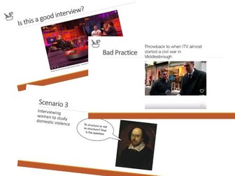 Research Methods in Sociology - Interviews