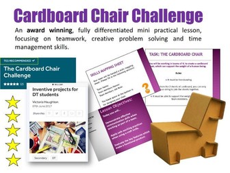 D&T Mini Project Practical: The Cardboard Chair Challenge