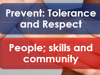 Citizenship: British Values: Tolerance and Respect: People; skills and community