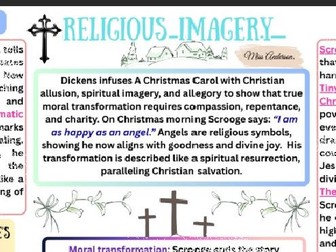 A Christmas Carol Revision Mat Bundle