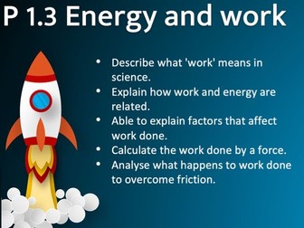 P1.3 Energy and work
