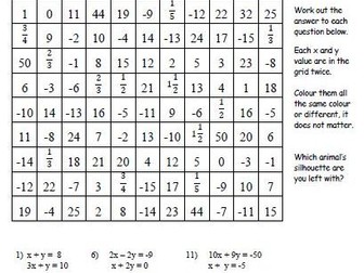 Simultaneous Equations 3