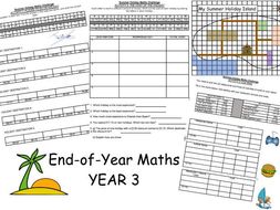 End-of-Year Maths Task - Summer Holiday Island