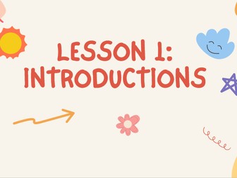 ESL/EAL Lesson 1 - introduction and emotions
