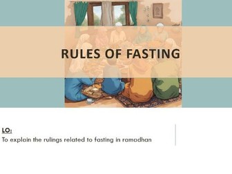 Rules of Fasting