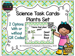 Science Task Cards: Plants Set