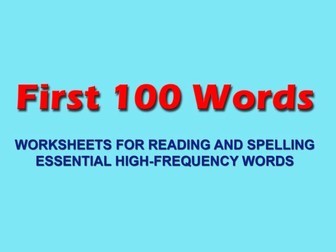 FIRST 100 WORDS