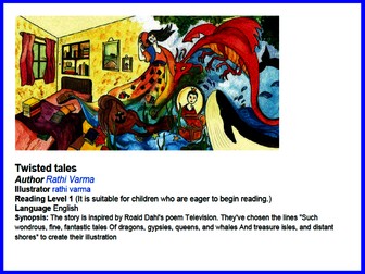 Can you spot it? Reading level 1 English Game - inspired by Roald Dahl's poem Television