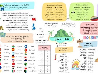 Mat Geirfa - Gwyliau