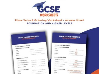 Place Value & Ordering (with Answers)