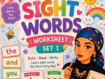 sight word worksheet