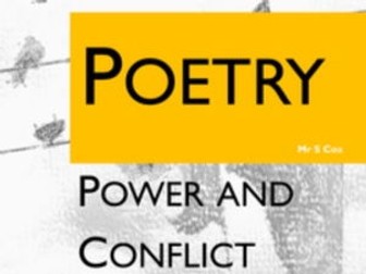 New English Literature GCSE 9-1 - poetry Anthology Notes - Power and Conflict