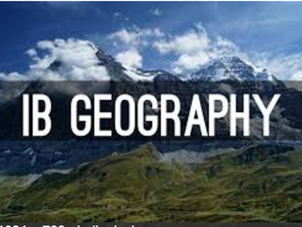 IB Geography HL/SL Core Definitions